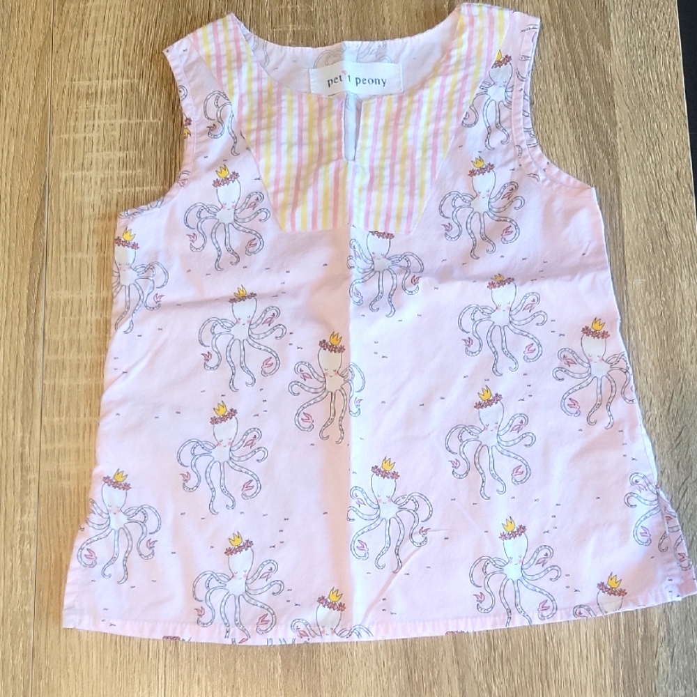 Petit Peony Pink Octopus Dress